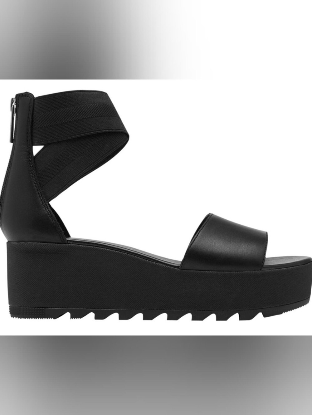 Sorel Cameron™ Flatform Leather Sandals Size 7.5 Used Exc MSRP $135